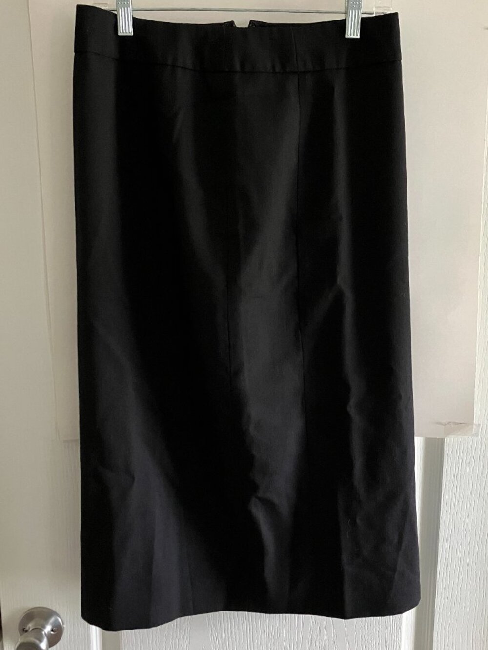 Pendleton Vintage Black 100% Virgin Wool Lined Skirt Size 4 Made in USA